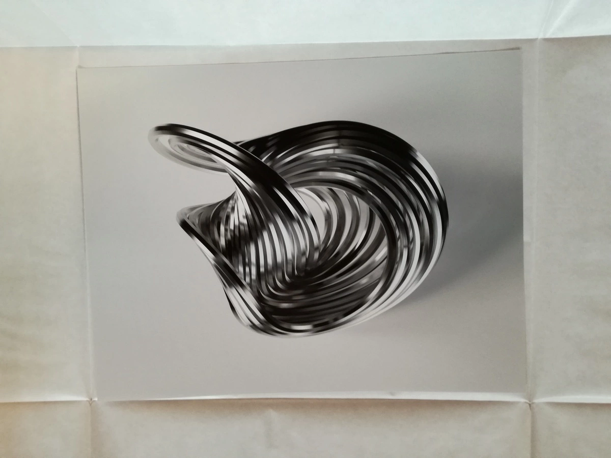 Printed Nosé-Hoover Attractor