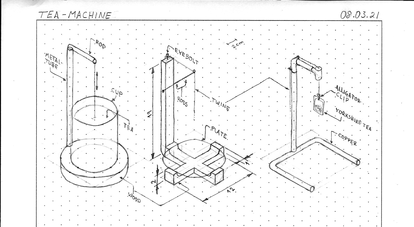 Tea Machine Sketch